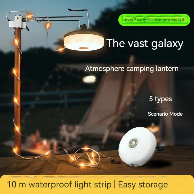 Outdoor LED String Lights 10M  - Outdoor Camping Lights String ulasan dan harga