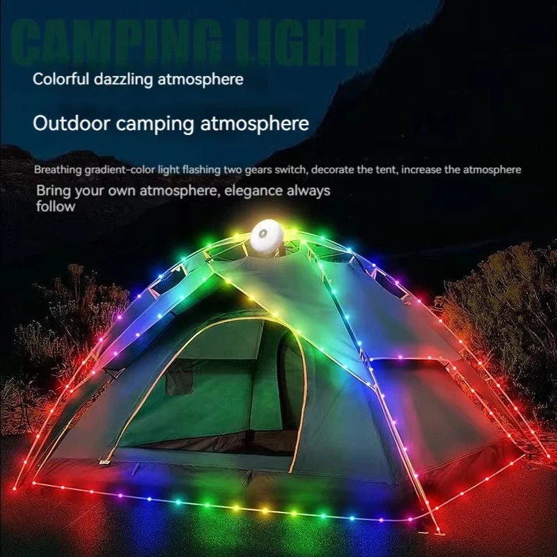 Outdoor LED String Lights 10M  - Outdoor Camping Lights String ulasan dan harga