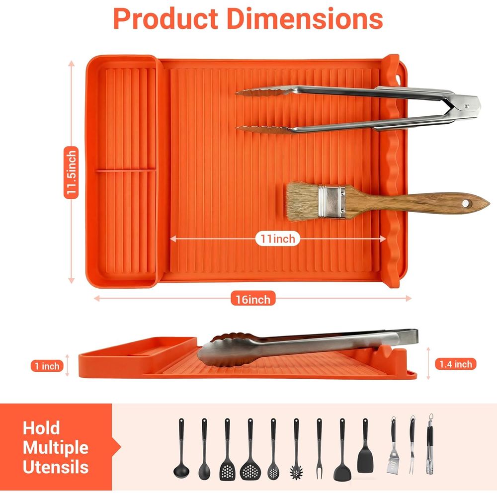 Heat Resistant Silicone Grill  - Outdoor Camping Mat ulasan dan harga