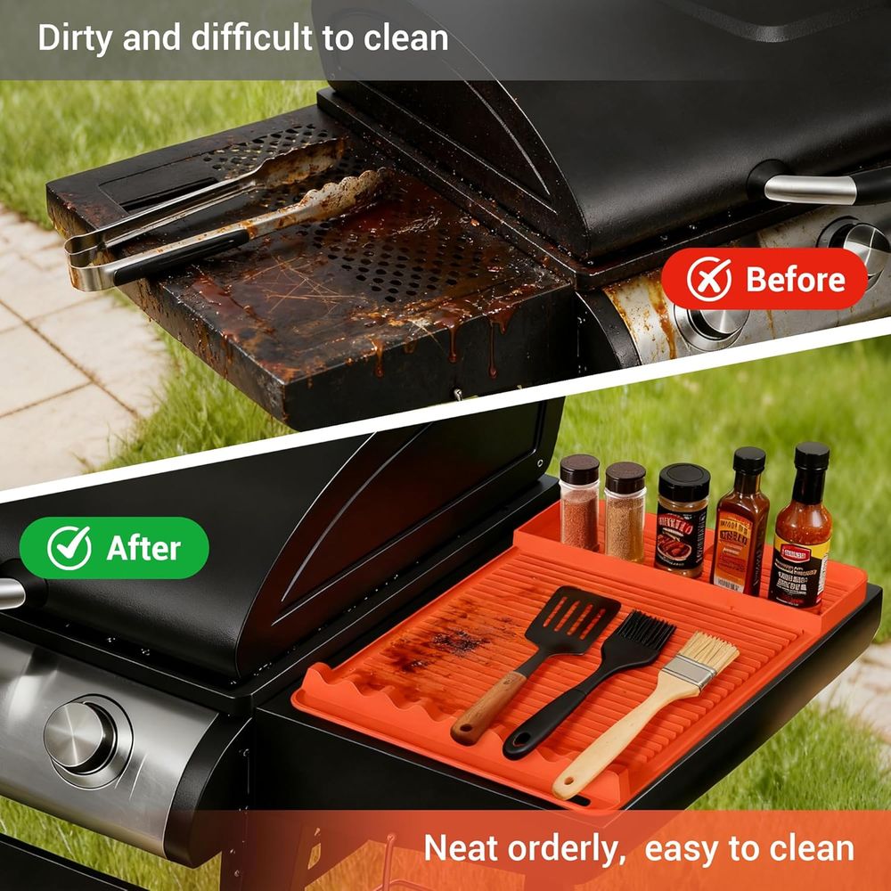 Heat Resistant Silicone Grill  - Outdoor Camping Mat ulasan dan harga