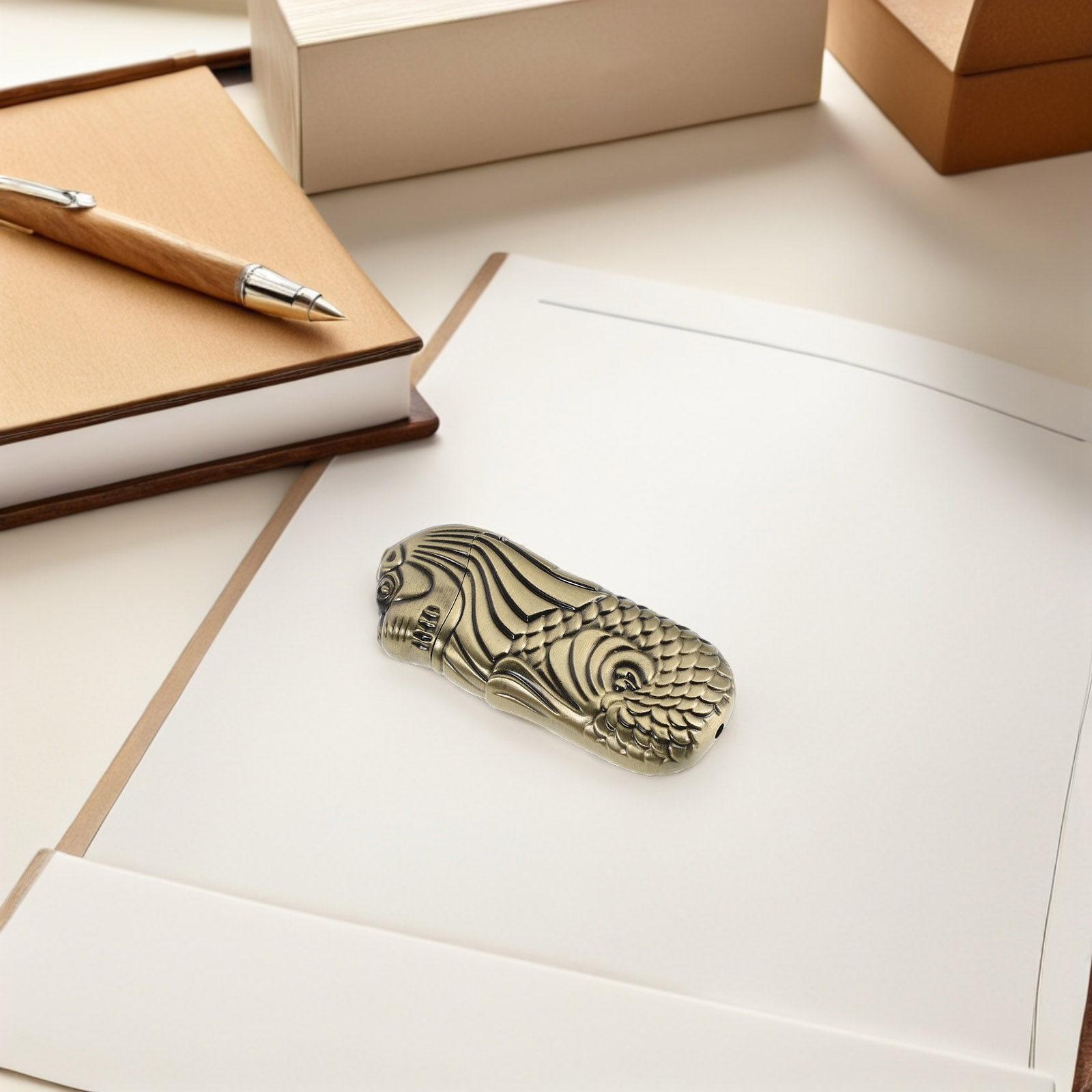 Embossed Merlion Metal Explosi - Outdoor Camping In Singapore ulasan dan harga