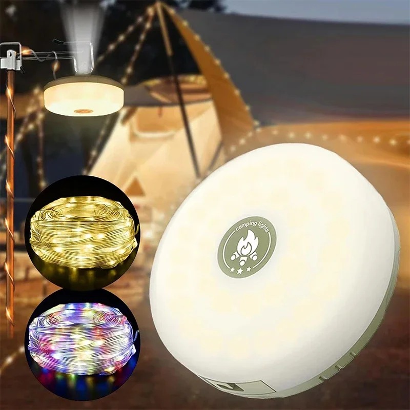4-in-1 Camping Light LED Reel  - Outdoor Camping Lights String ulasan dan harga